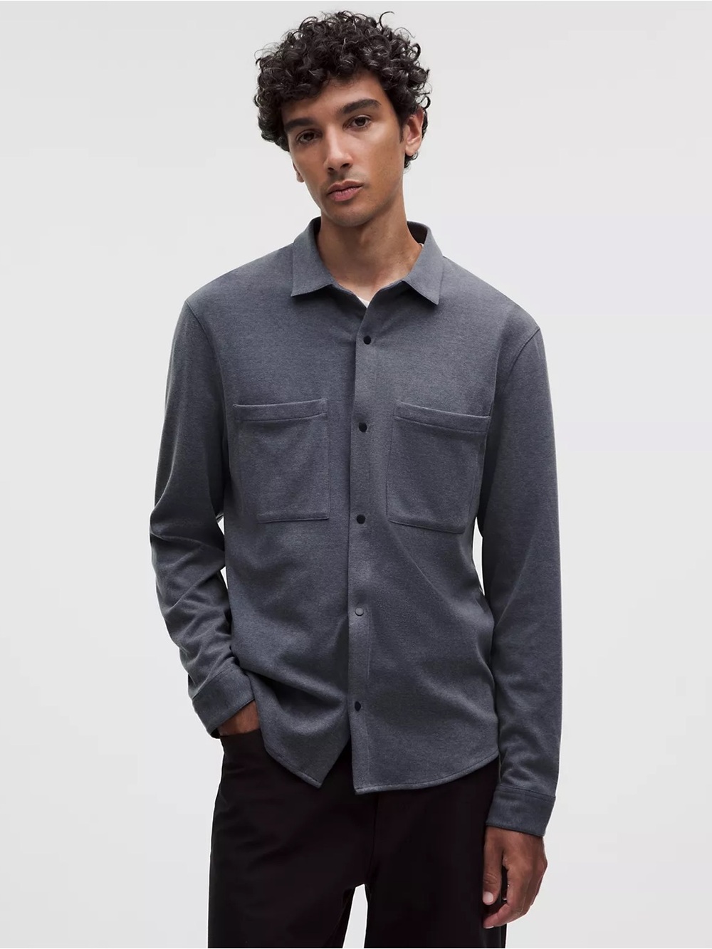 lululemon athletica Men's Brown Lightweight Button-Up Shirt
